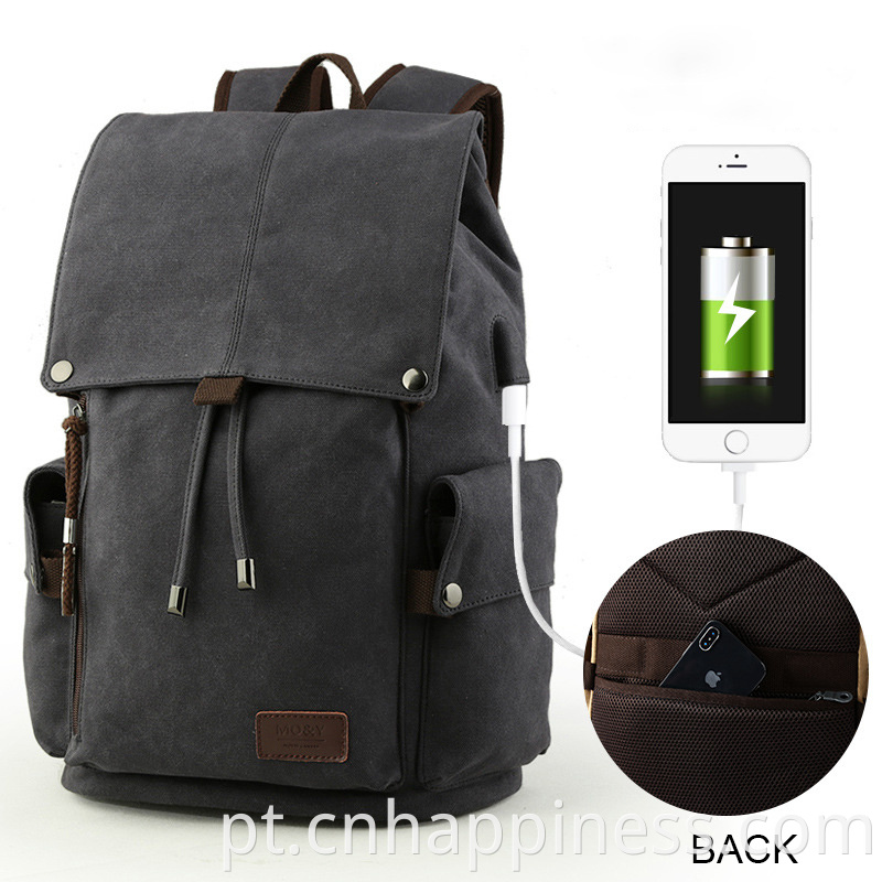 Mochilas de caminhada para caminhadas de negócios ao ar livre de lazer grandes carregam mochila de lona de computadores de viagem Backpack